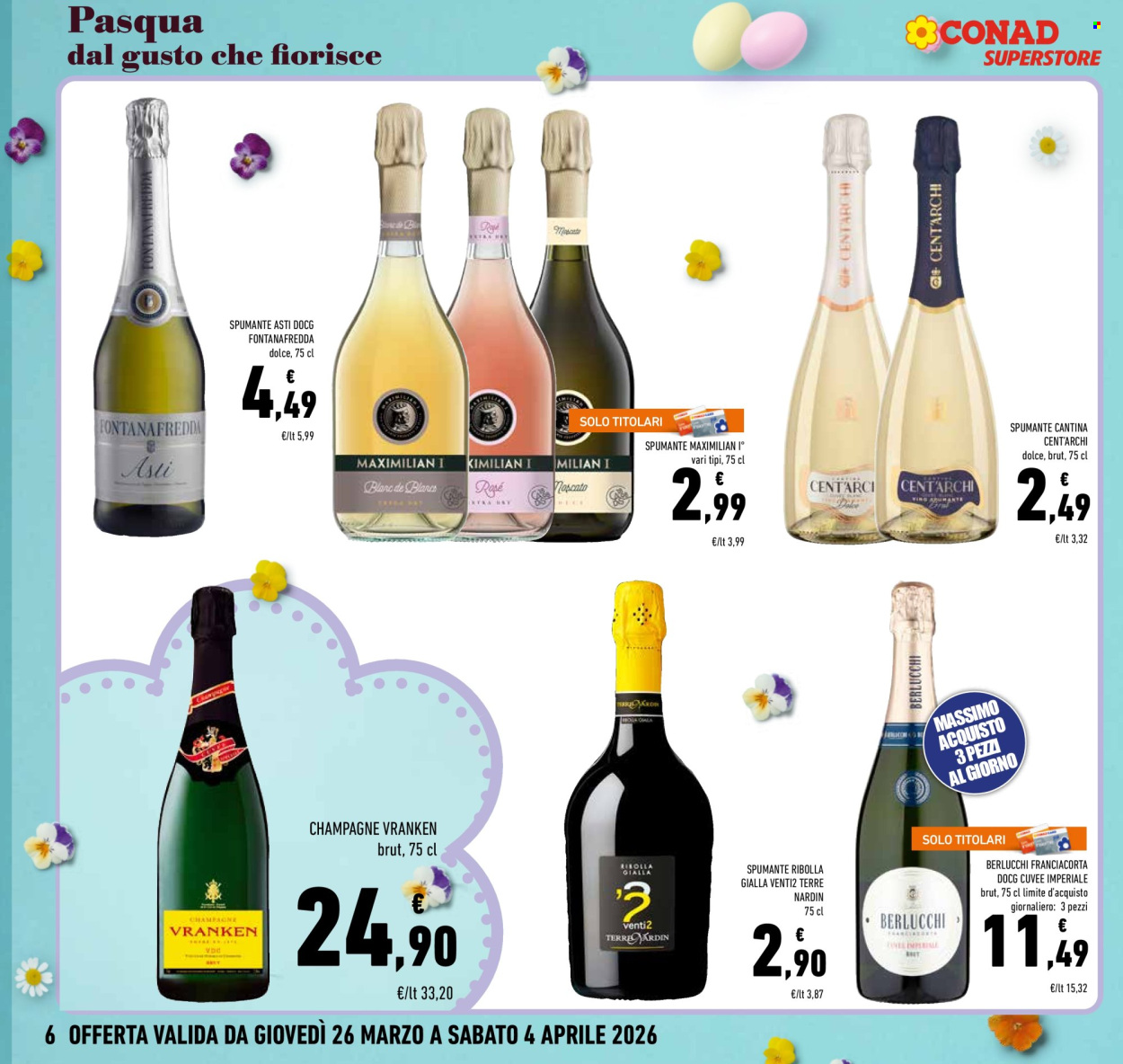 Volantino Conad Superstore - 26/3/2026 - 4/4/2026. Pagina 6