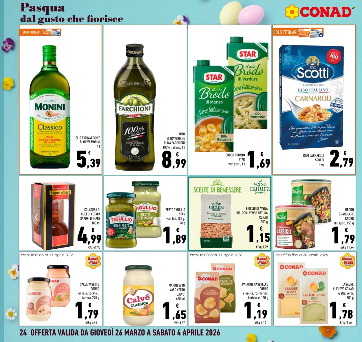 Volantino Conad - 26/3/2026 - 4/4/2026. Pagina 24