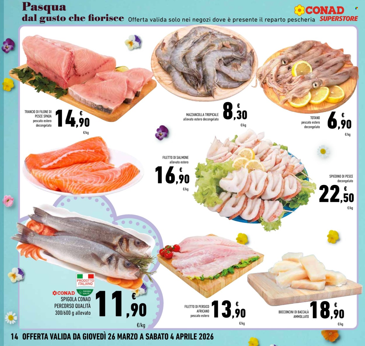 Volantino Conad Superstore - 26/3/2026 - 4/4/2026. Pagina 14