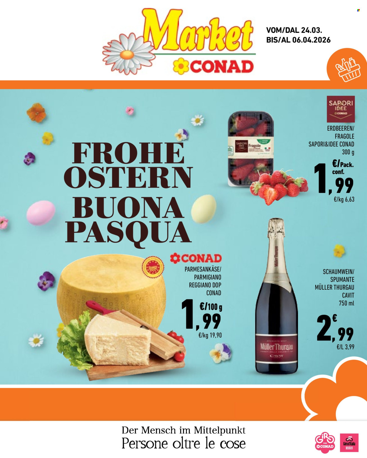 Volantino Market Conad - 24/3/2026 - 6/4/2026. Pagina 1