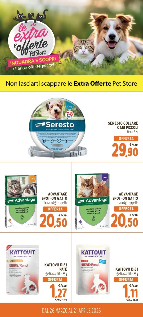 Volantino Pet Store Conad - 26/3/2026 - 21/4/2026. Pagina 1