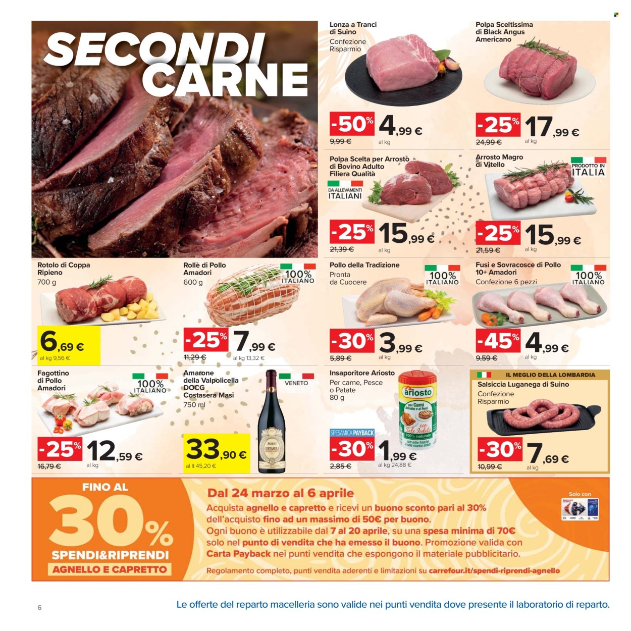 Volantino Carrefour - 24/3/2026 - 6/4/2026. Pagina 6