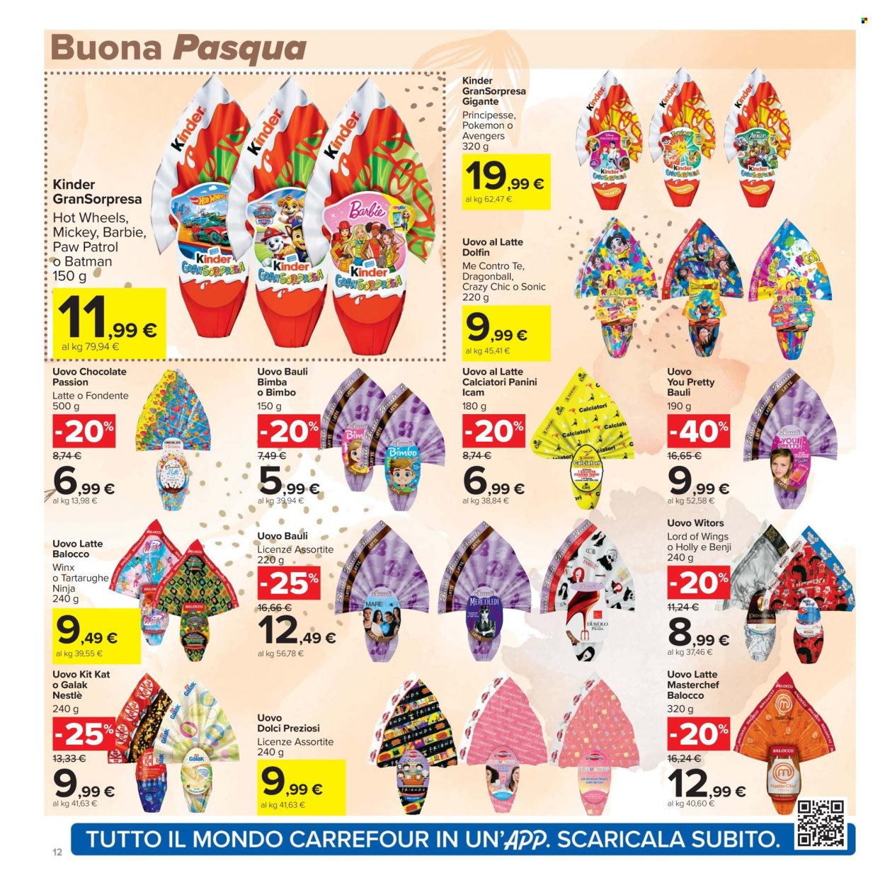 Volantino Carrefour - 24/3/2026 - 6/4/2026. Pagina 12