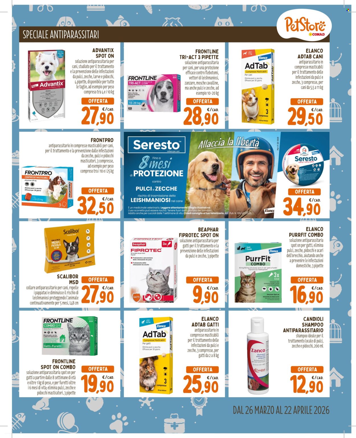 Volantino Pet Store Conad - 26/3/2026 - 22/4/2026. Pagina 7