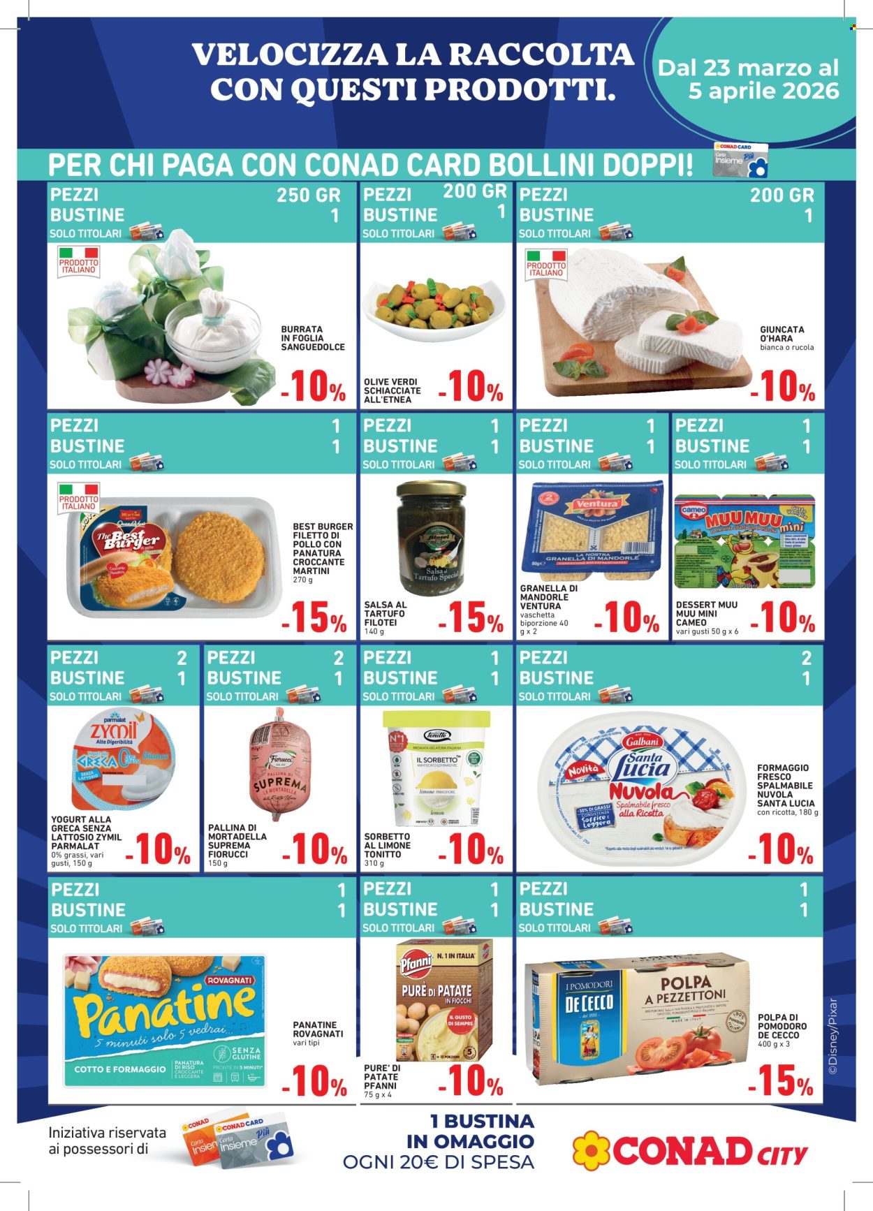 Volantino Conad - 23/3/2026 - 5/4/2026. Pagina 1