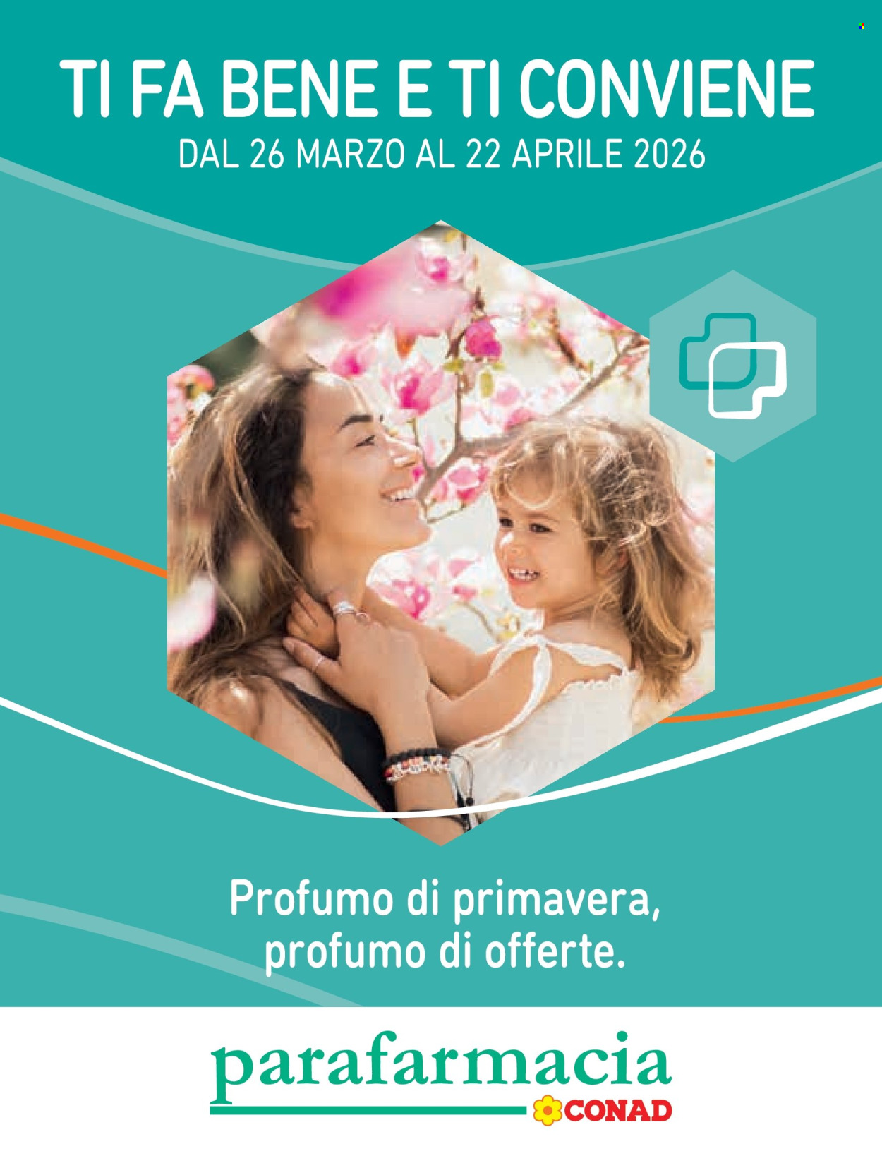 Volantino Parafarmacia Conad - 26/3/2026 - 22/4/2026. Pagina 1