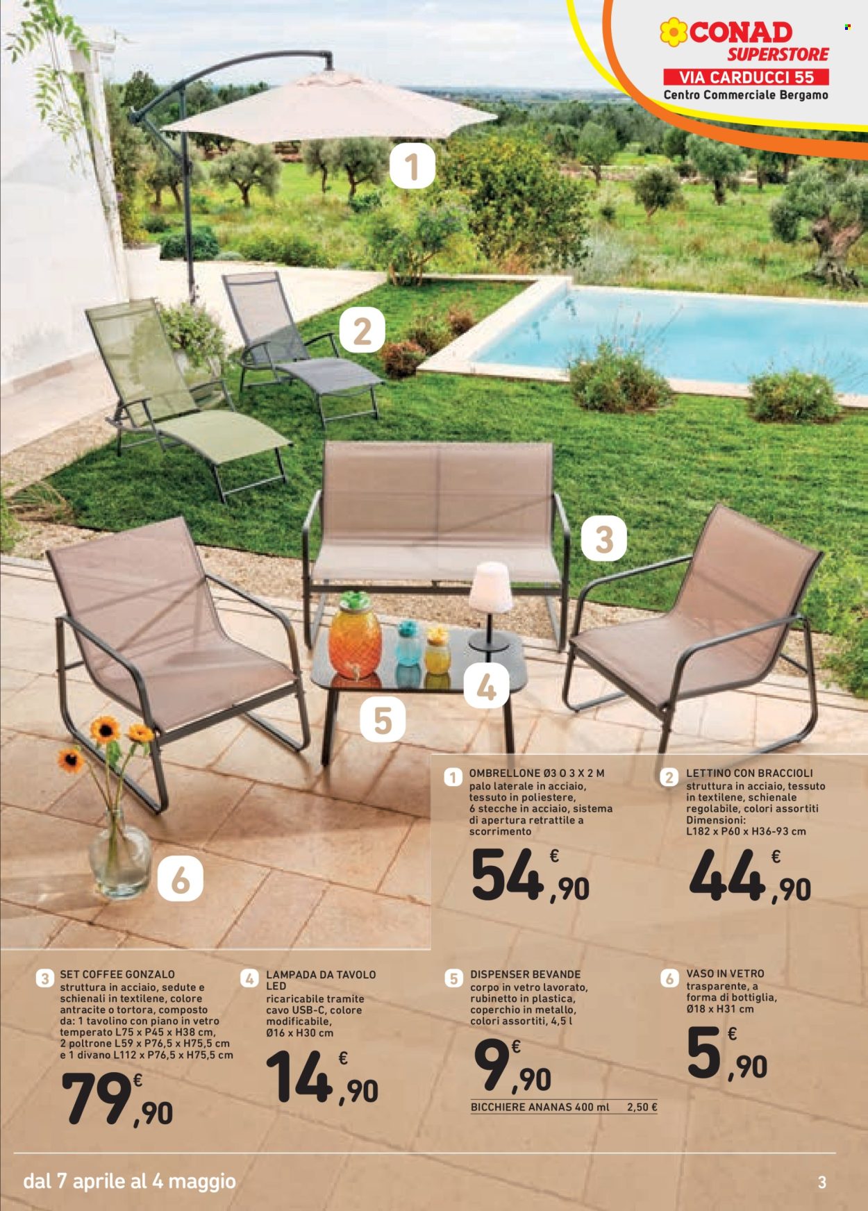 Volantino Conad Superstore - 7/4/2026 - 4/5/2026. Pagina 3