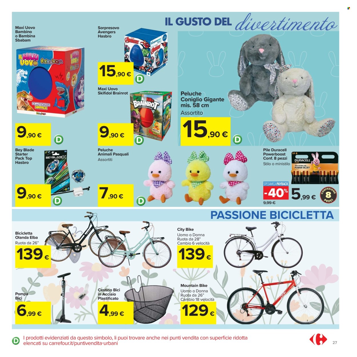 Volantino Carrefour - 24/3/2026 - 6/4/2026. Pagina 27