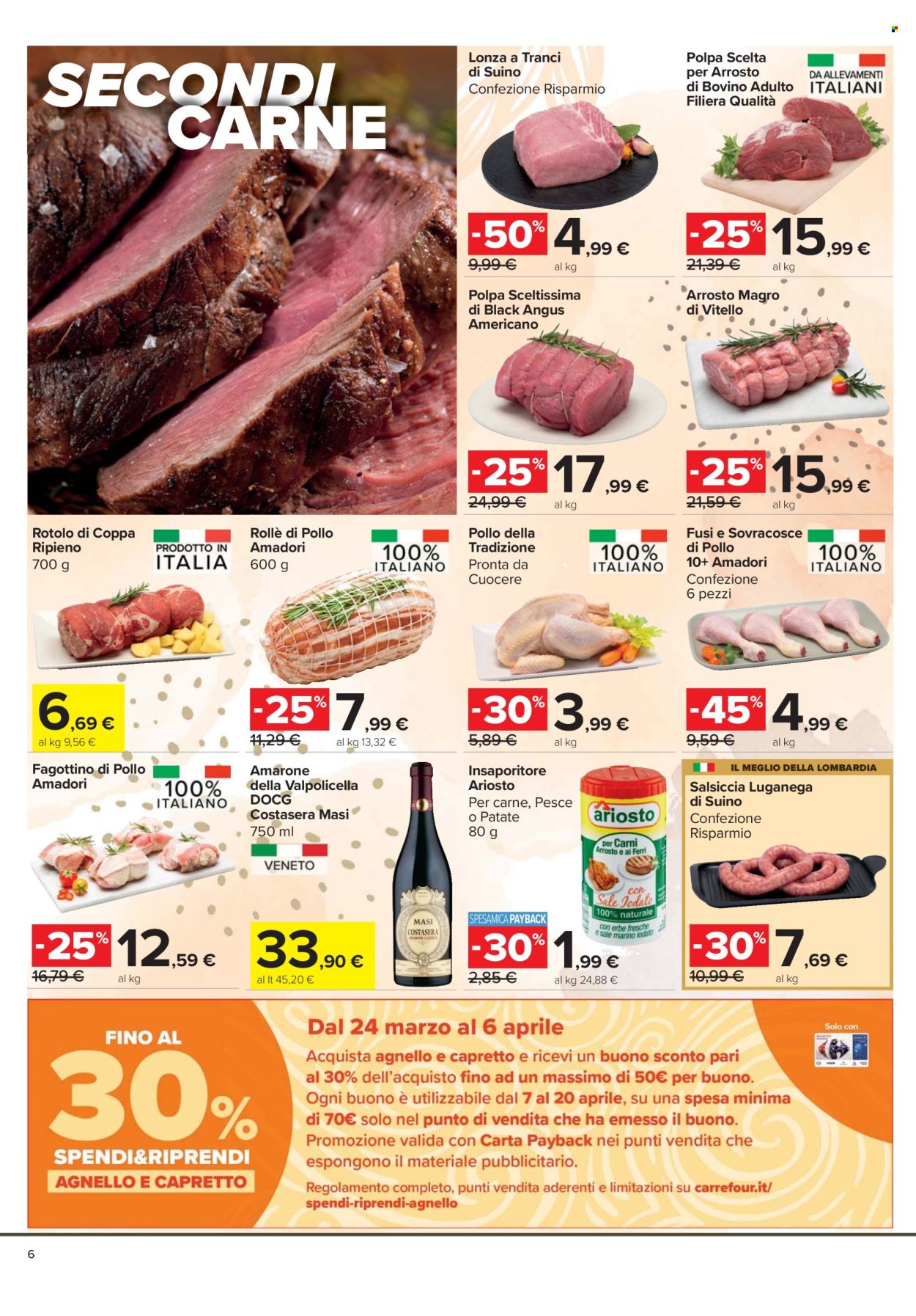 Volantino Carrefour - 24/3/2026 - 6/4/2026. Pagina 6
