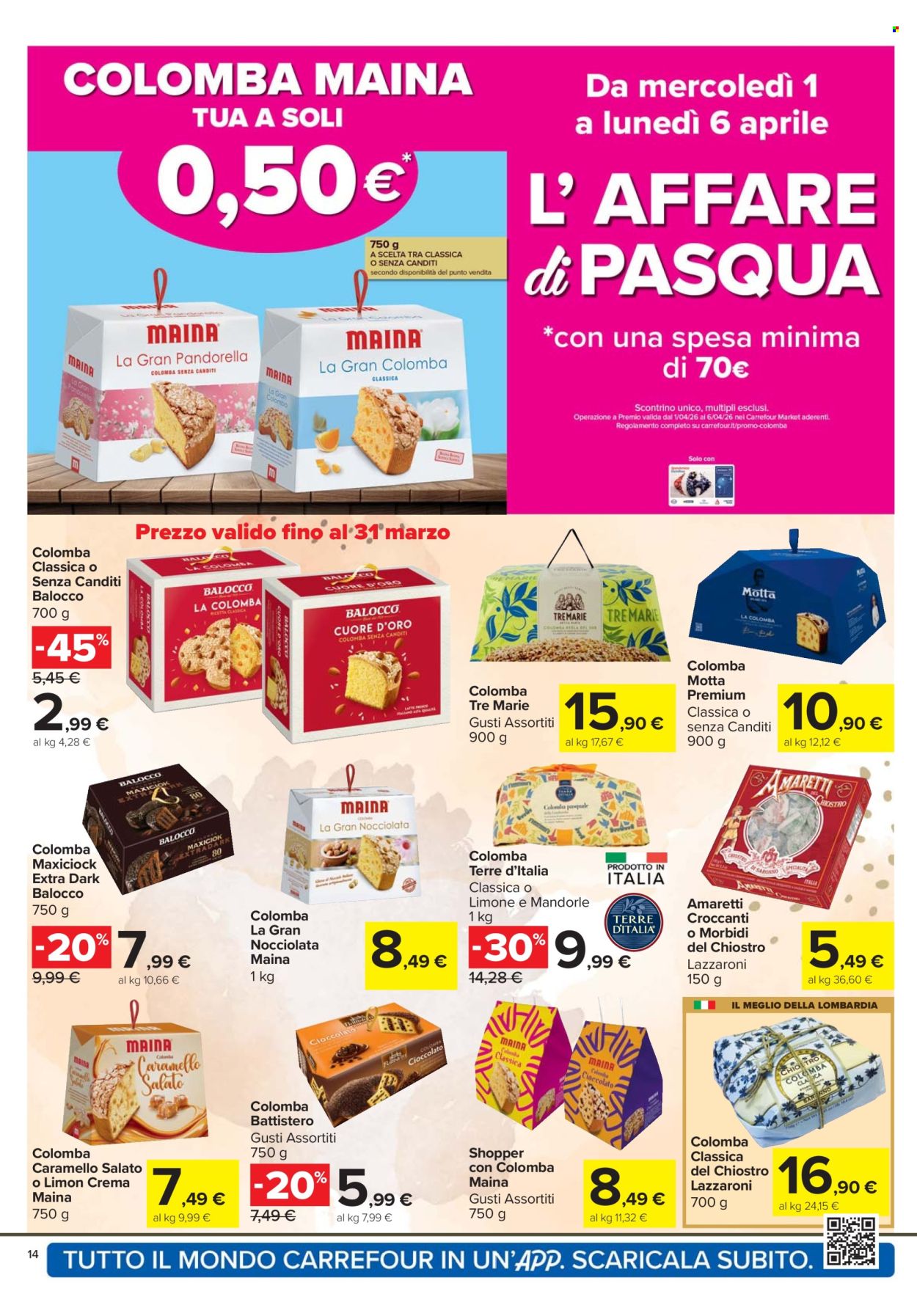 Volantino Carrefour - 24/3/2026 - 6/4/2026. Pagina 14