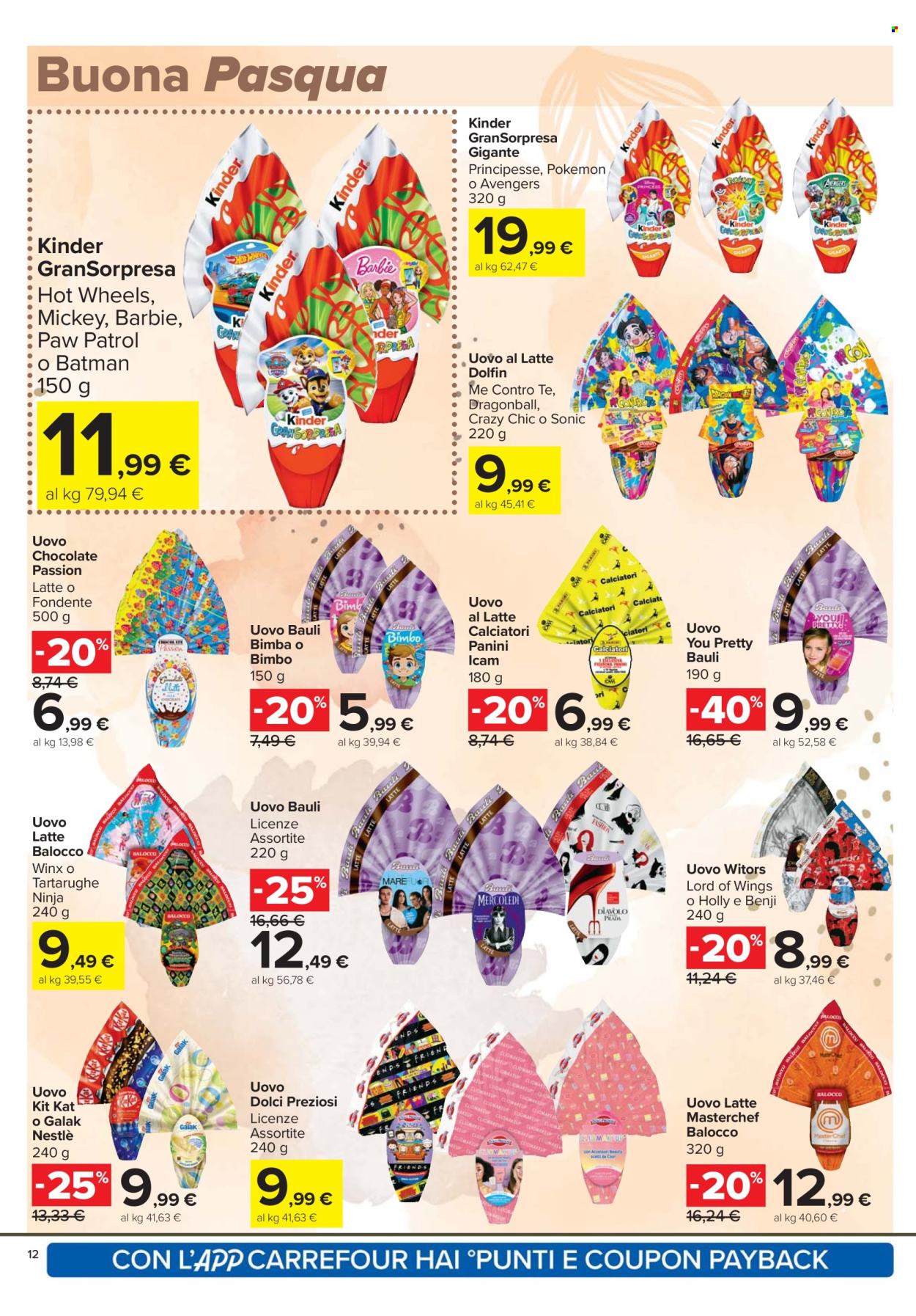 Volantino Carrefour - 24/3/2026 - 6/4/2026. Pagina 12