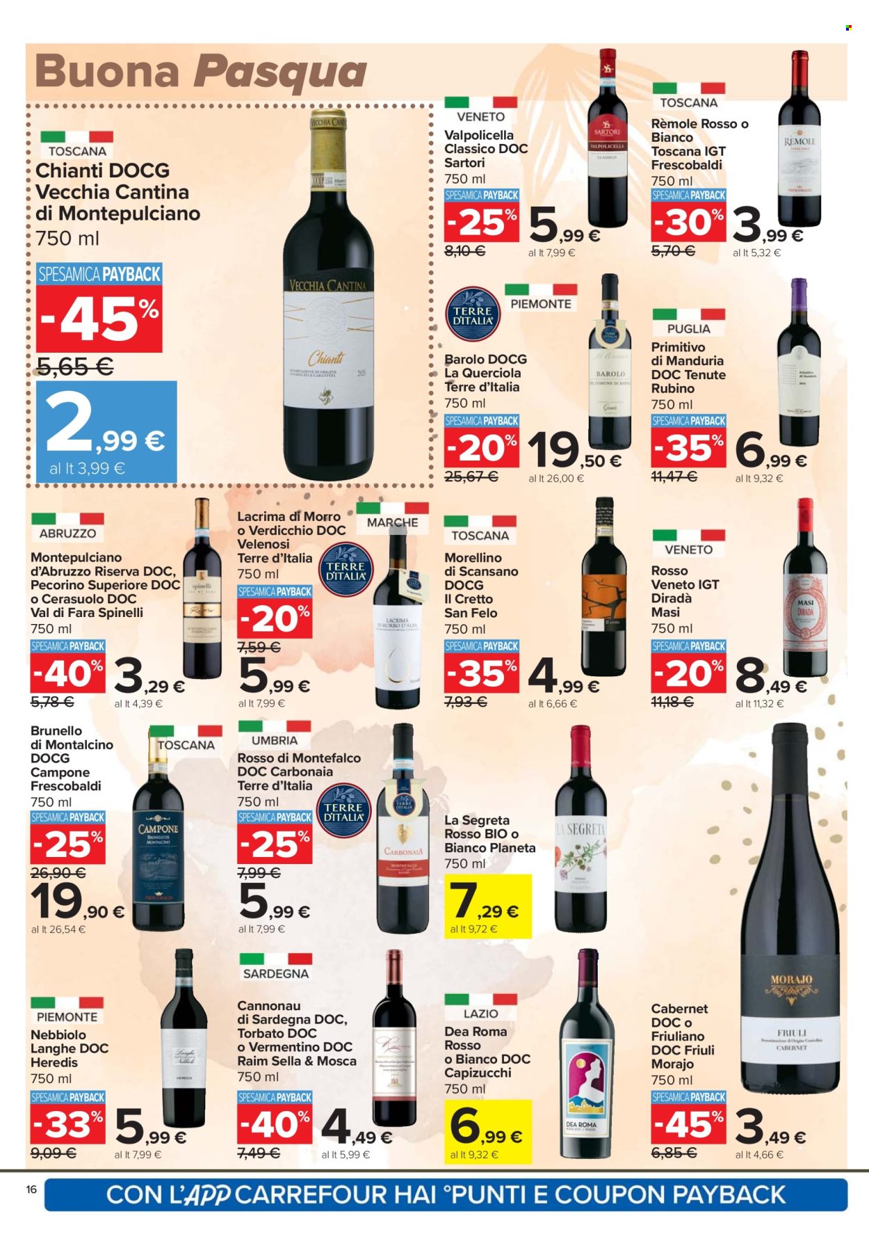 Volantino Carrefour - 24/3/2026 - 6/4/2026. Pagina 16