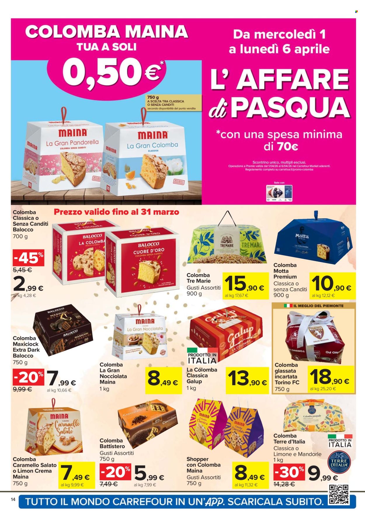 Volantino Carrefour - 24/3/2026 - 6/4/2026. Pagina 14