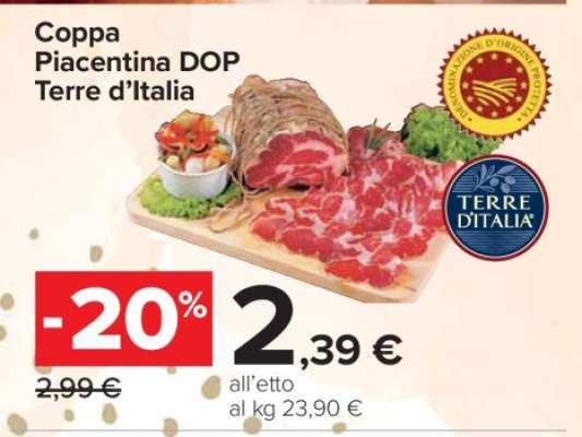 Coppa Piacentina Dop Terre d’Italia