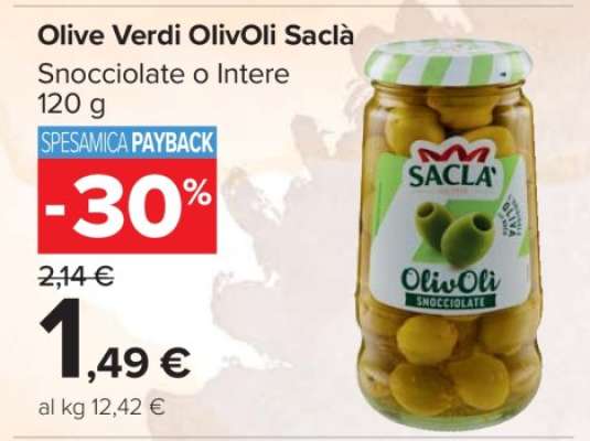 OLIVE VERDI OLIVOLÌ SACLÀ