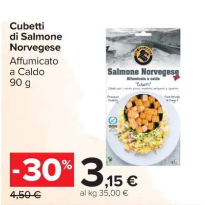 Cubetti di Salmone Norvegese