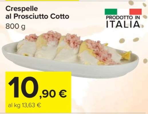 Crespelle al Prosciutto Cotto