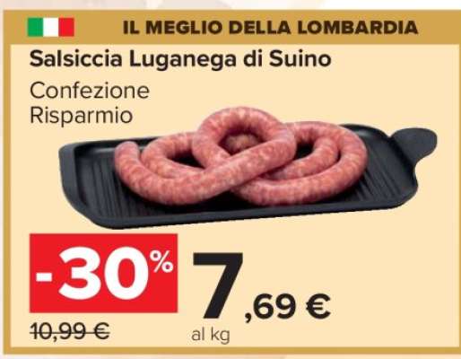 Salsiccia Luganega di Suino