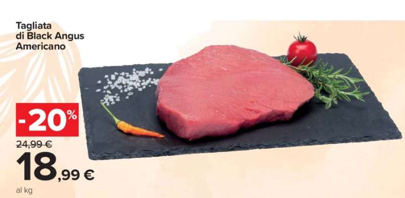 Tagliata di Black Angus Americano