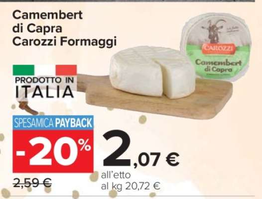 Camembert di Capra Carozzi Formaggi