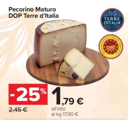 Pecorino Maturo DOP Terre d’Italia