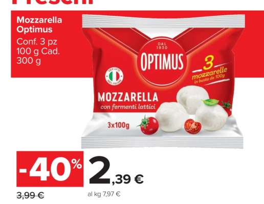 Mozzarella Optimus