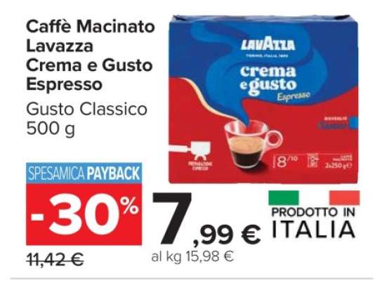 Caffè Macinato Lavazza Crema e Gusto Espresso