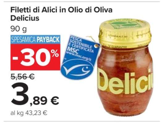 Filetti di Alici in Olio di Oliva Delicius