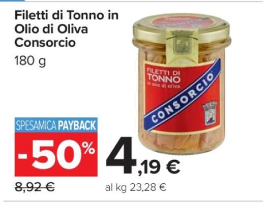 Filetti di Tonno in Olio di Oliva Consorcio