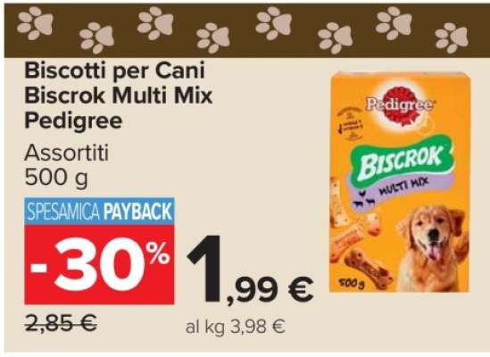BISCOTTI PER CANI BISCROK MULTI MIX PEDIGREE