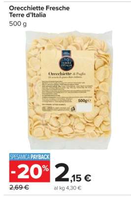 Orecchiette Fresche Terre d’Italia