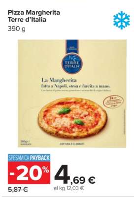 Pizza Margherita Terre d’Italia