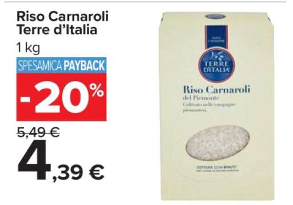 Riso Carnaroli Terre d’Italia