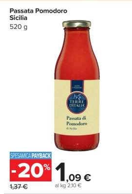 Passata Pomodoro Sicilia