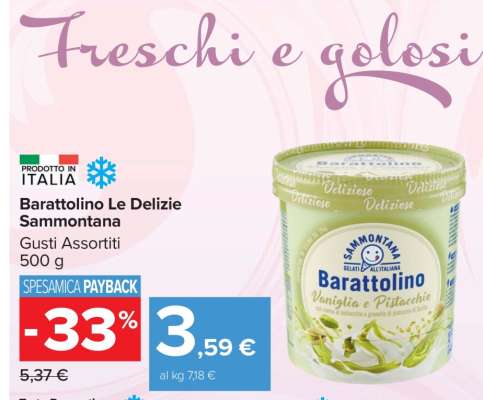 Barattolino Le Delizie Sammontana