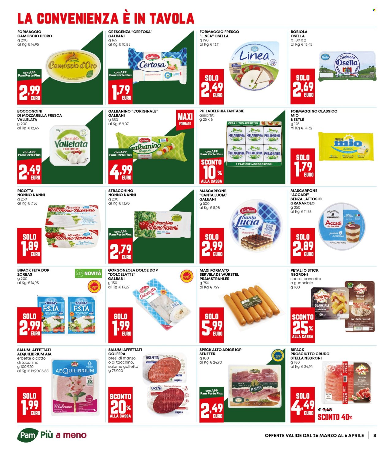 Volantino Pam Panorama - 26/3/2026 - 6/4/2026. Pagina 8