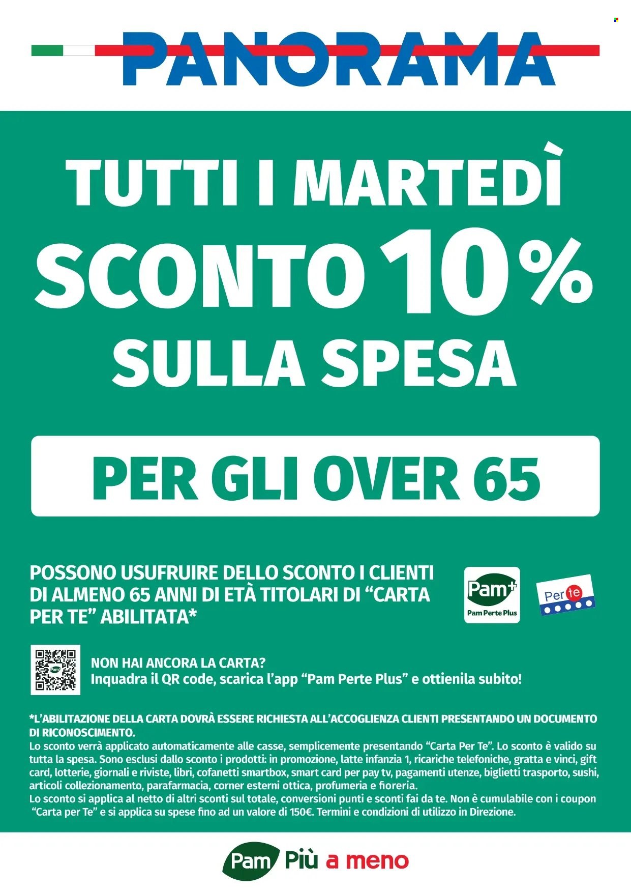 Volantino Panorama. Pagina 1