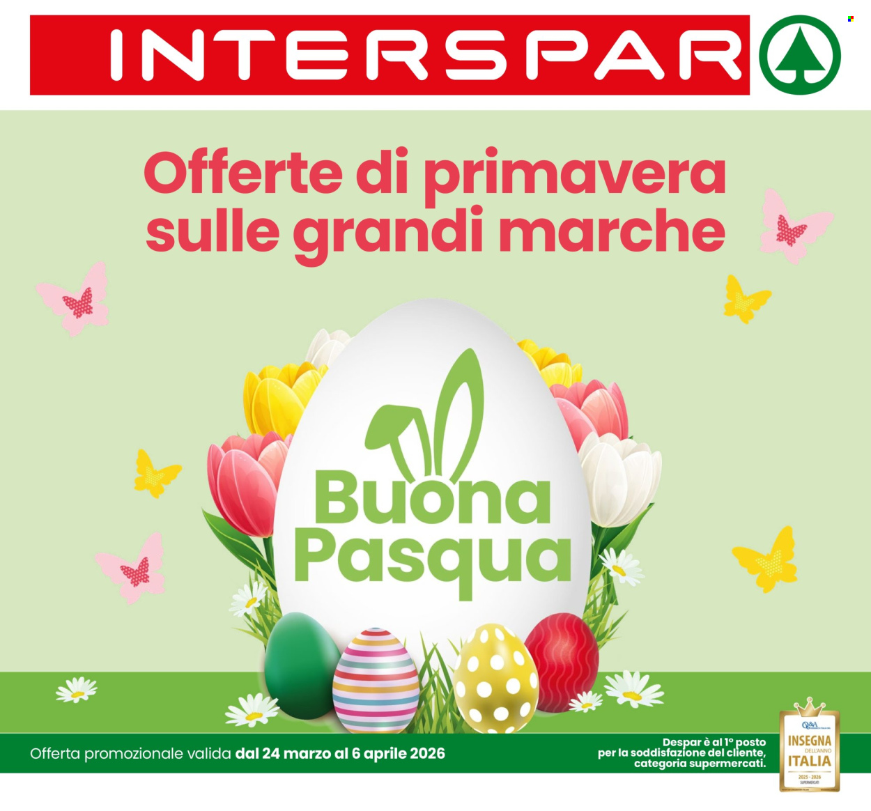 Volantino Interspar - 24/3/2026 - 6/4/2026. Pagina 1