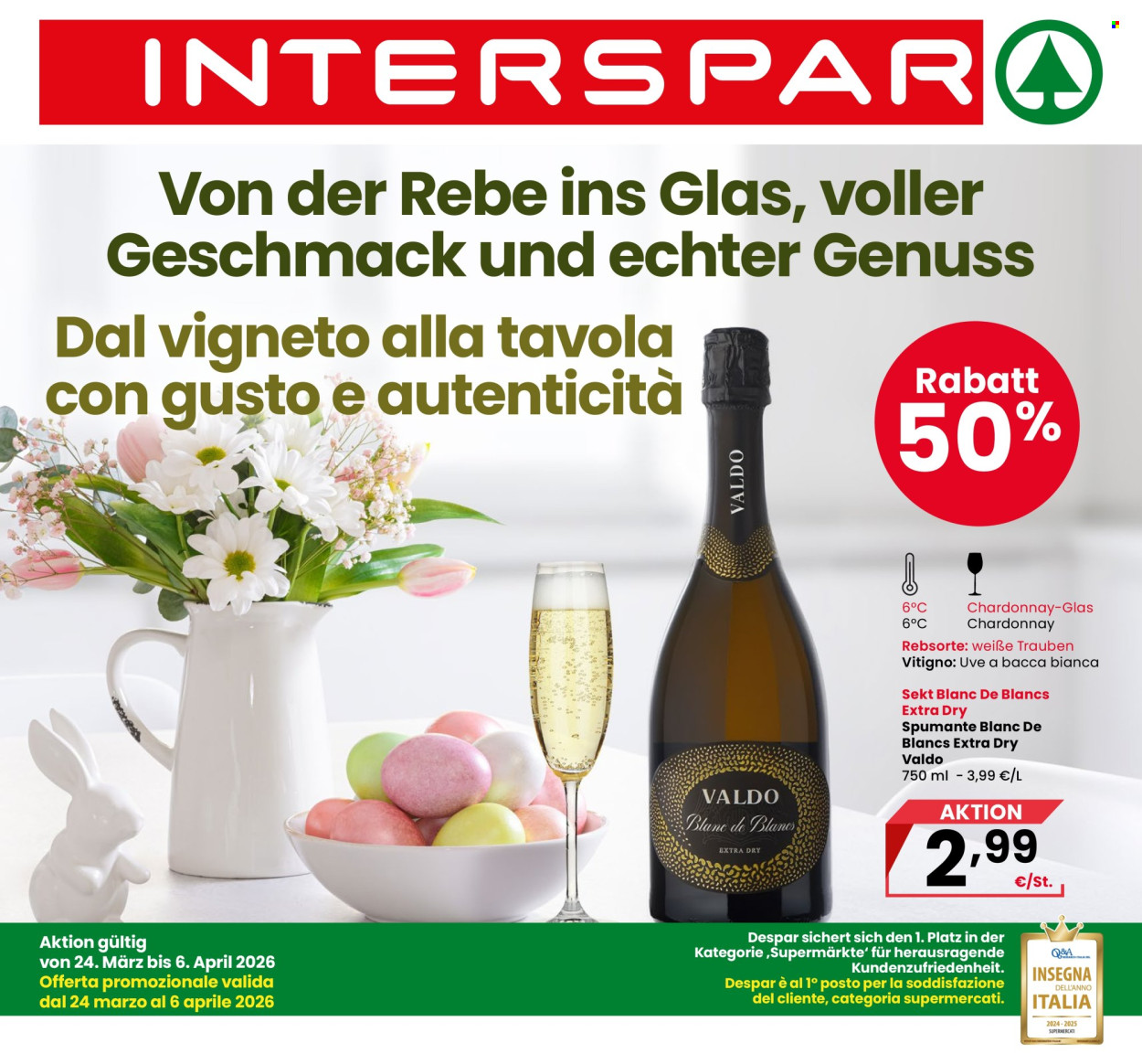 Volantino Interspar - 24/3/2026 - 6/4/2026. Pagina 1