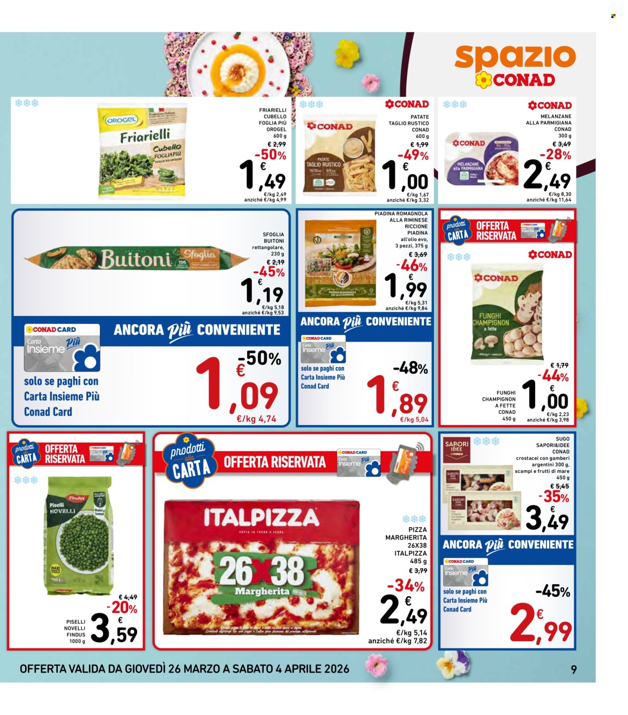 Volantino Spazio Conad - 26/3/2026 - 4/4/2026. Pagina 9
