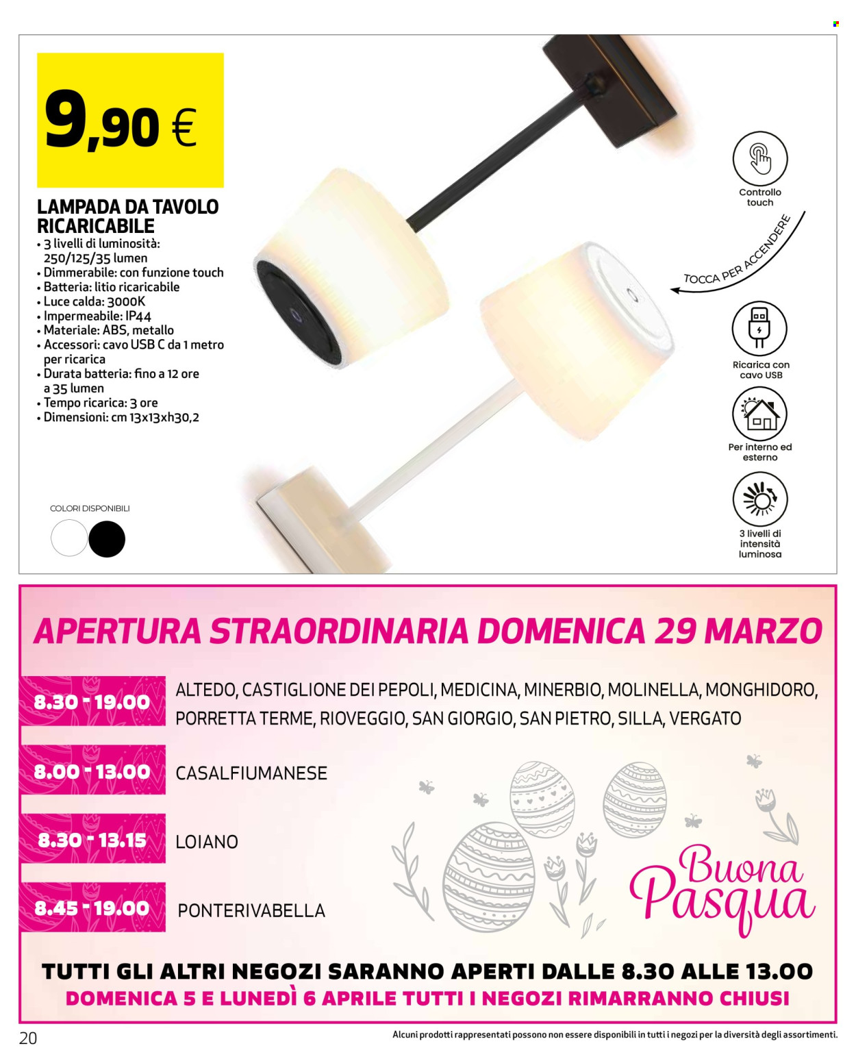 Volantino Coop - 26/3/2026 - 4/4/2026. Pagina 20