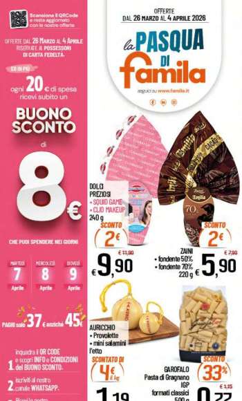 Volantino Famila - 26/3/2026 - 4/4/2026.