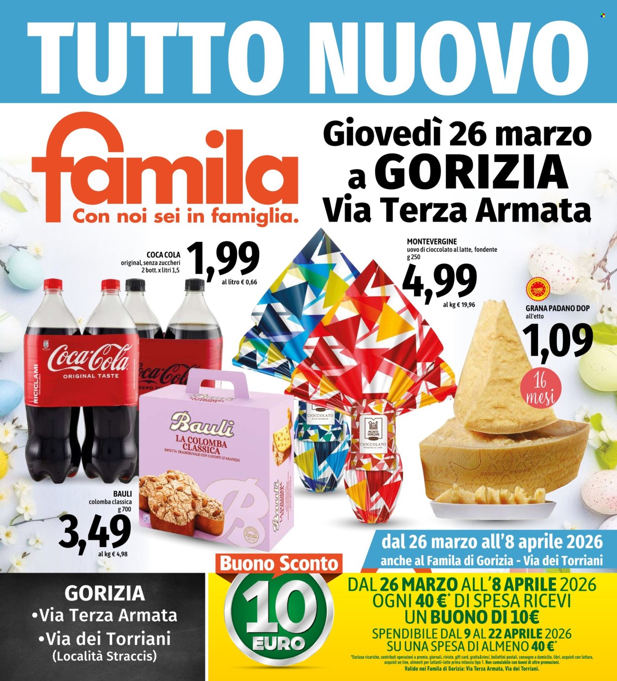 Volantino Famila - 26/3/2026 - 8/4/2026. Pagina 1
