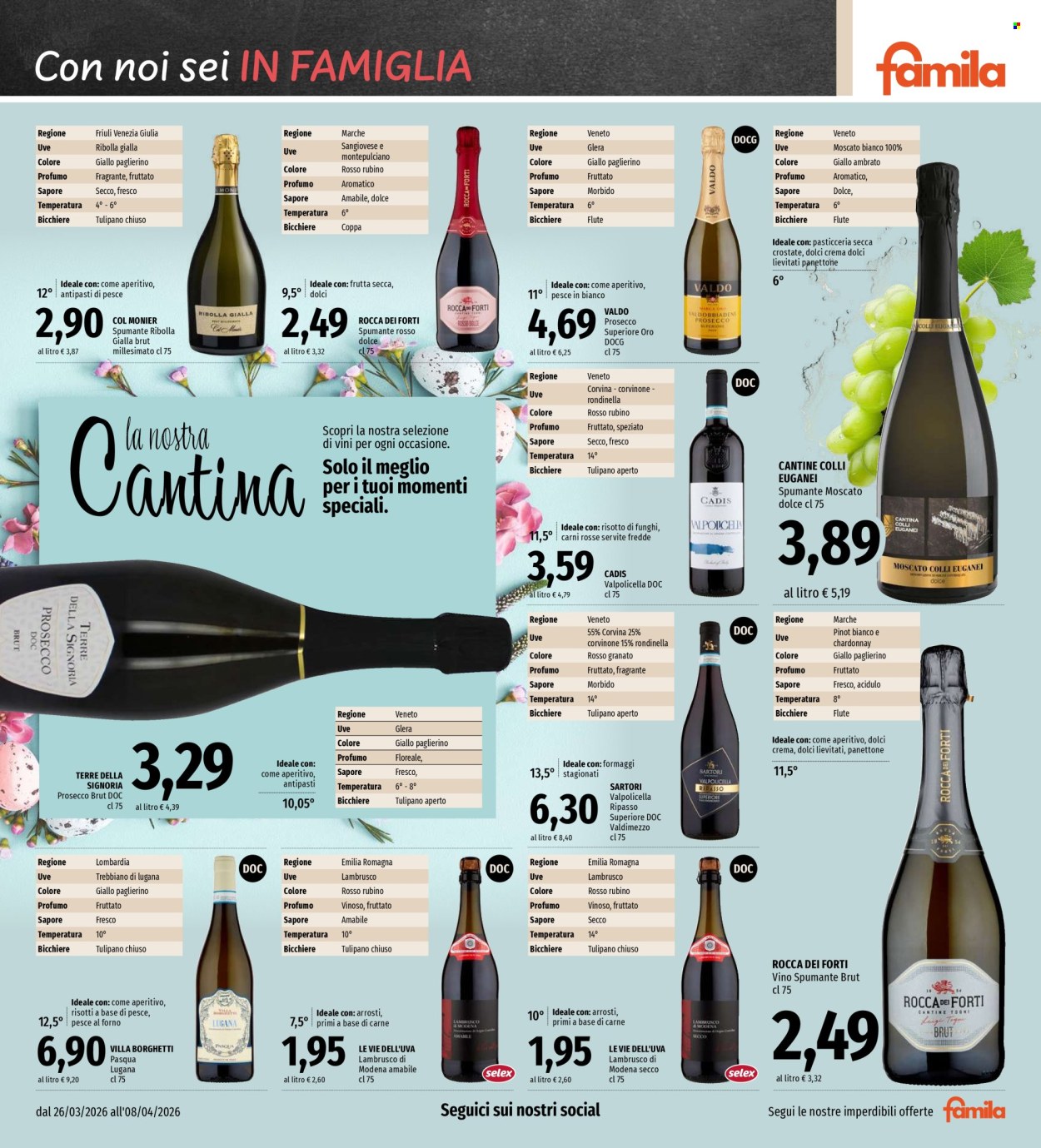 Volantino Famila - 26/3/2026 - 8/4/2026. Pagina 9
