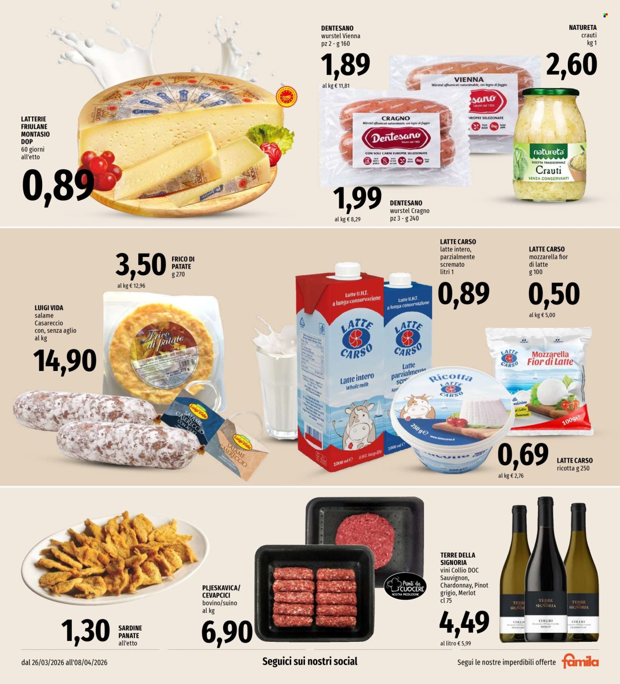 Volantino Famila - 26/3/2026 - 8/4/2026. Pagina 11