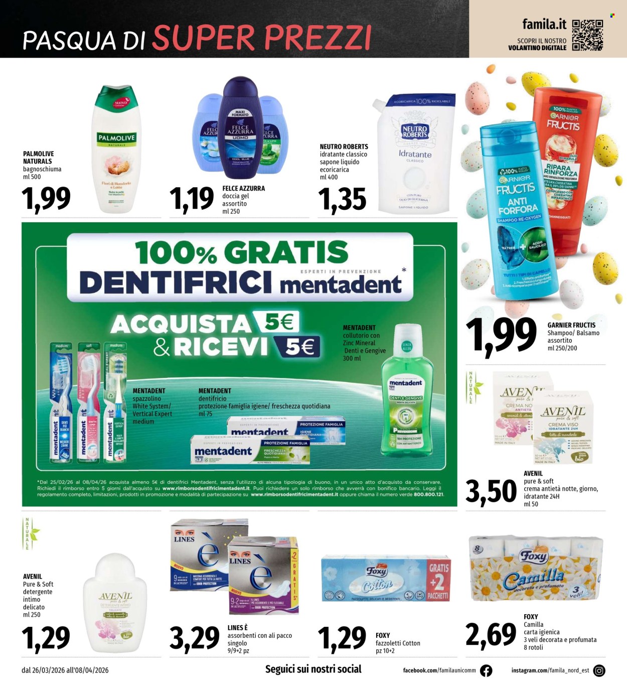 Volantino Famila - 26/3/2026 - 8/4/2026. Pagina 26