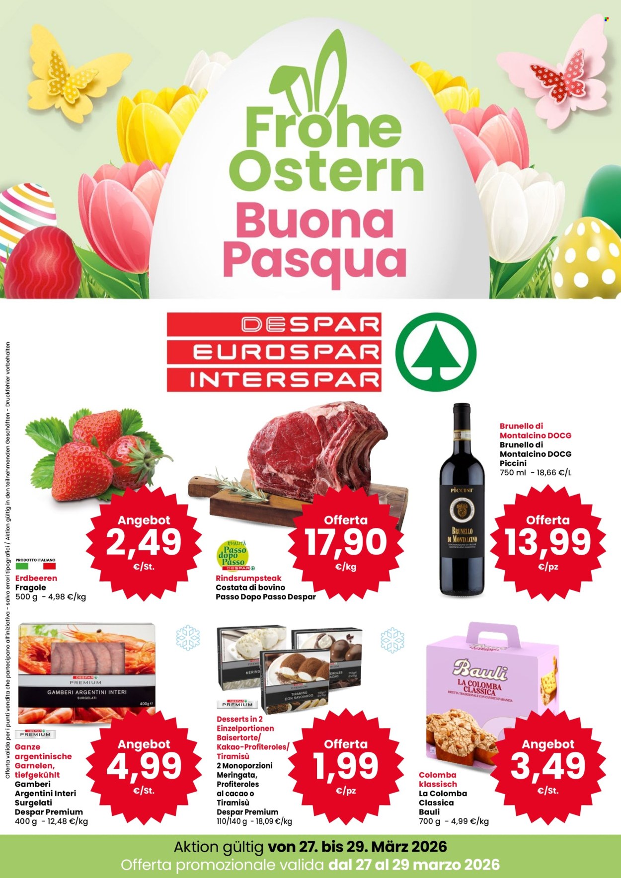 Volantino Interspar - 27/3/2026 - 29/3/2026. Pagina 1