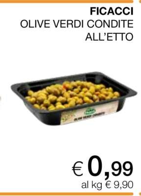 FICACCI OLIVE VERDI CONDITE ALL’ETTO