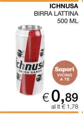 ICHNUSA BIRRA LATTINA