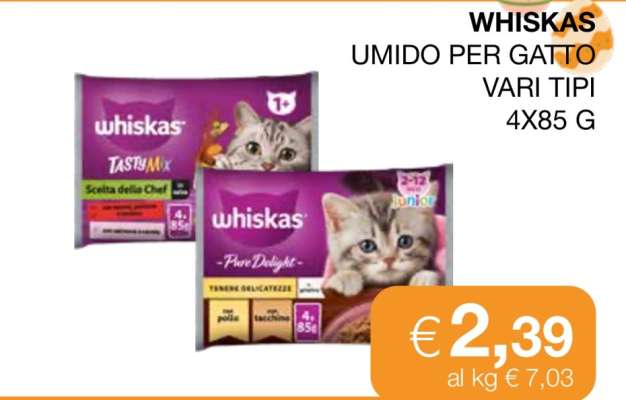WHISKAS UMIDO PER GATTO